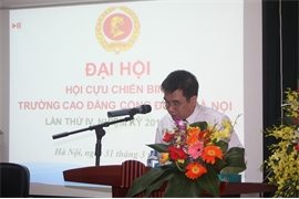 Đại hội lần thứ IV nhiệm kỳ 2017 - 2022 Hội cựu chiến binh Trường Cao đẳng Cộng đồng Hà Nội