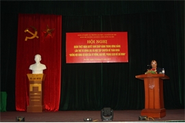 Hội nghị quán triệt Nghị quyết Ban chấp hành Trung ương Đảng lần thứ tư (khóa XII) và Học tập chuyên đề toàn khóa “những nội dung cơ bản của tư tưởng, đạo đức, phong cách Hồ Chí Minh”