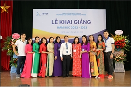 Trường Cao đẳng Cộng đồng Hà Nội long trọng tổ chức Lễ Khai giảng năm học 2022 - 2023
