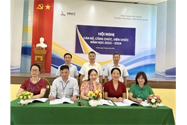 Trường Cao đẳng Cộng đồng Hà Nội tổ chức Hội nghị cán bộ, công chức, viên chức năm học 2023–2024