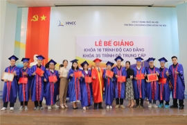 LỄ BẾ GIẢNG VÀ PHÁT BẰNG TỐT NGHIỆP CHO SINH VIÊN CAO ĐẲNG KHÓA 16 VÀ HỌC SINH TRUNG CẤP KHÓA 35