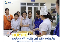 Học phí trường Cao đẳng nấu ăn Hà Nội là bao nhiêu?
