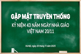 BUỔI GẶP MẶT TRUYỀN THỐNG KỶ NIỆM 43 NĂM NGÀY NHÀ GIÁO VIỆT NAM 20/11 (20/11/1982 – 20/11/2025)