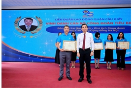 THẦY LÊ NGỌC VINH - CHỦ TỊCH CÔNG ĐOÀN NGƯỜI CÁN BỘ MẪN CÁN