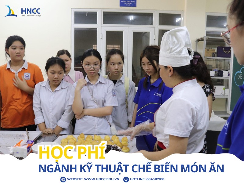 Học phí trường cao đẳng nấu ăn Hà Nội